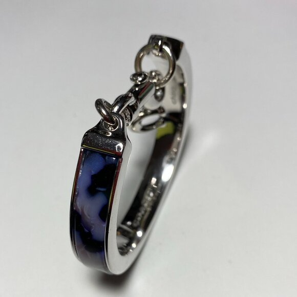 Coach C Charm Silver Tone Bracelet - Picture 6 of 9